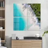 DEQORI Glasbild Echtglas 4x50x50 cm 'Paradies von oben' Produktbild-Vorschau 3