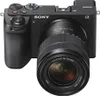 A black Sony alpha 6700 digital camera with a lens attached, shown from the front against a white background. Náhled obrázku produktu