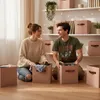 Set van 6 opvouwbare opbergboxen met handgreep, in Productafbeelding-voorbeeld 4