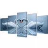 vidaXL Set di decorazioni per quadri Cigno 200 x 100 cm Anteprima dell’immagine prodotto 3