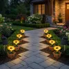 Eglo LED 4-er Set Solarleuchte Solar-Lampe Blumen Produktbild-Vorschau 2