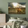 MuchoWow® Wandteppich Wandbehang Schottisches Hochlandrind Produktbild-Vorschau 4