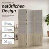 Paravent Séparation de pièce 3 pièces Bois Cloison gris Voir les images du produit 16