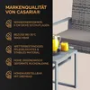 CASARIA® Mobili Giardino Polyrattan Robusto Tavolo WPC Anteprima dell’immagine prodotto 3