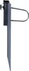 A gray metal ground spike for an umbrella stand. Podgląd zdjęcia produktu