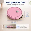 Kleiner Saugroboter, pink, bis 40 Min Reinigung, Produktbild-Vorschau 2