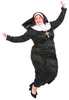 Nonne-Kostüm in Übergrösse Karneval-Kostüm schwarz-weiss - Produktbild-Vorschau 2