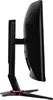 Side view of a black gaming monitor on a stand. Produktbild-Vorschau