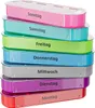 WELLGRO Tablettenbox für 7 Tage - Mit 4 Fächern pro Tag, Produktbild-Vorschau 3