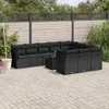 The Living Store 11-tlg. Garten-Sofagarnitur mit Kissen Produktbild-Vorschau 2