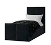 AX LIVING Boxspringbett Schwarz Aleyna Bett 90 x 200 mit Produktbild-Vorschau 2
