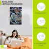 ARTland Leinwandbild Lewis Hamilton alias LH44 Größe: 40x60 Produktbild-Vorschau 3
