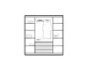 Furniture24 Kleiderschrank Bali D4 Schrank 196x200x58 cm 4 Produktbild-Vorschau 2