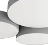 Led plafonnière Barbano-Z 3-lichts - grijs Productafbeelding-voorbeeld 2
