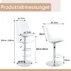 MODFU 2er-Set Barhocker mit Transparente Produktbild-Vorschau 7