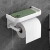 Toilettenpapierhalter Mit Ablage 1 Stück, Selbstklebend Und Produktbild-Vorschau 3