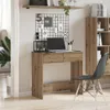 vidaXL Artisan dubový stůl 80x40x75 cm materiál na bázi Náhled obrázku produktu 2