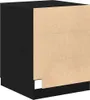Armoire pour lave-linge vidaXL, noir, aspect chêne, Voir les images du produit 6
