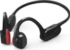 A pair of black and red bone conduction headphones on a white background. Náhled obrázku produktu