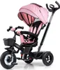 Dětská tříkolka Milly Mally Movi black-pink Náhled obrázku produktu 1