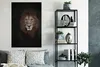 MuchoWow® Poster Löwe - Schatten - Wild 80x120 cm - Produktbild-Vorschau 4