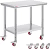 VEVOR Table de travail 91 x 60 x 85 cm en acier inoxydable Voir les images du produit 9