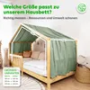 Hausbett Himmel 135x360 cm Eukalyptus ohne Goldapplikation Produktbild-Vorschau 8