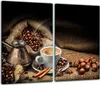 Kryt varné desky Skleněný kryt varné desky 60x52cm Káva Náhled obrázku produktu 1