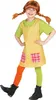 A young girl dressed as Pippi Longstocking, posing against a white background. Produktbild-Vorschau