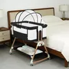 3 in 1 Beistellbett,Babywiege,Reisebett Baby mit Produktbild-Vorschau 1