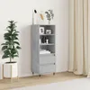Highboard Betongrau 40x36x110 cm Holzwerkstoff Produktbild-Vorschau 2