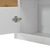 Mobile contenitore, 140x35x70 cm, in MDF, con 4 ante, Anteprima dell’immagine prodotto 5