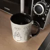 Leise rieselt der Kaffee Kaffeebecher in schwarz mit Spruch Produktbild-Vorschau 5