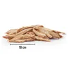 A pile of dried meat strips for dogs, with a ruler indicating 10 cm. Náhľad obrázku produktu