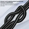 AdroitGoods USB-C Kabel - 200cm - Schnellladegerät - Nylon Produktbild-Vorschau 3