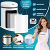 MONZANA Sensor Mülleimer Küche Weiß Produktbild-Vorschau 5
