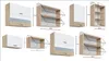 Keukenwandunit 270 cm - Sonoma beige, wit - Zonder werkblad Productafbeelding-voorbeeld 5