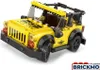 Wange Supercar Bausatz Jeep gelb kompatibel 122 Teile Produktbild-Vorschau 4