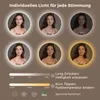 S'AFIELINA LED Badspiegel Rund Badezimmerspiegel Produktbild-Vorschau 4