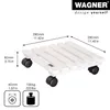 WAGNER Pflanzenroller NATURE 29 x 29 x 8 cm, für den Produktbild-Vorschau 2