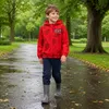 Marvel Spiderman Kinder Herbstjacke Jungen Jacke mit Kapuze Produktbild-Vorschau 5