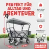 ONBEST Bollerwagen | faltbar | mit Dach | mit Regenschutz | Produktbild-Vorschau 4