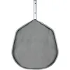 A pool skimmer net with a silver handle and a black mesh net. Produktbild-Vorschau