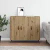 Credenza vidaXL in rovere Artisan 89,5 x 34 x 80 cm in Anteprima dell’immagine prodotto 3