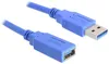 DELOCK USB3.0 Verl. A -> A St/Bu 1.00m blau Anteprima dell’immagine prodotto 1