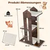 COSTWAY Kratzbaum Holz, 120cm, Katzenbaum mit Kratzsäule, 3 Produktbild-Vorschau 2