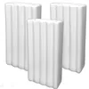 Three white ceramic water evaporators for radiators are arranged in a group against a white background. Produktbild-Vorschau