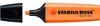 A single orange highlighter pen with its black cap off to the side, on a white background. Anteprima dell’immagine prodotto