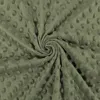 Tessuto Minky a pois color kaki 50 cm Tiny - 50 x 150 cm - Anteprima dell’immagine prodotto 1