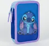 Dvoupatrový školní penál Stitch modrý - vybavený Náhled obrázku produktu 12